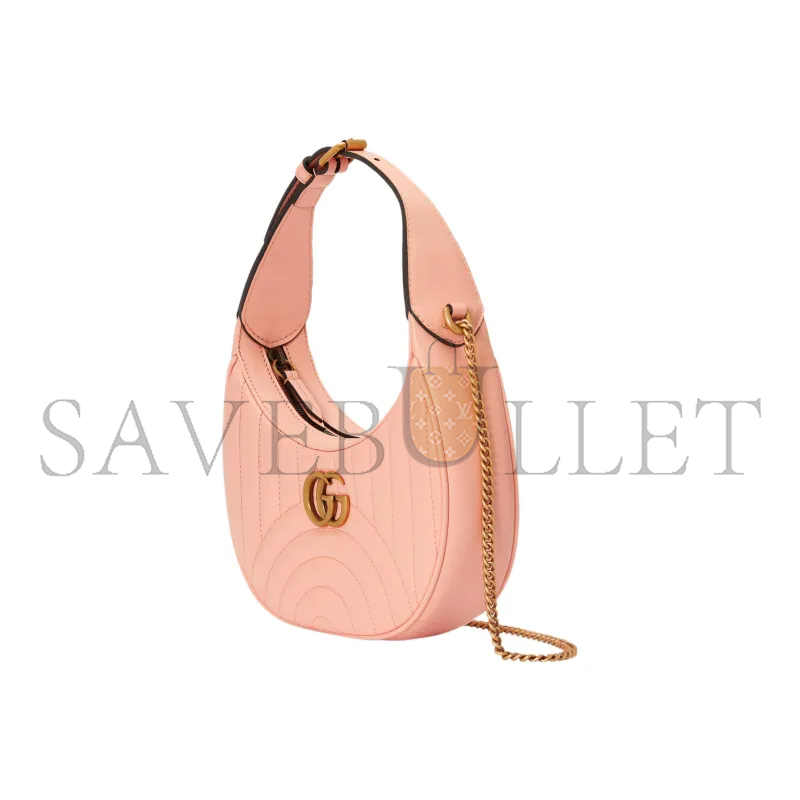 G*u*i gg marmont half-moon-shaped mini bag 699514 (21.5*11*5cm)